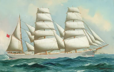 Trois-mâts barque Annesley